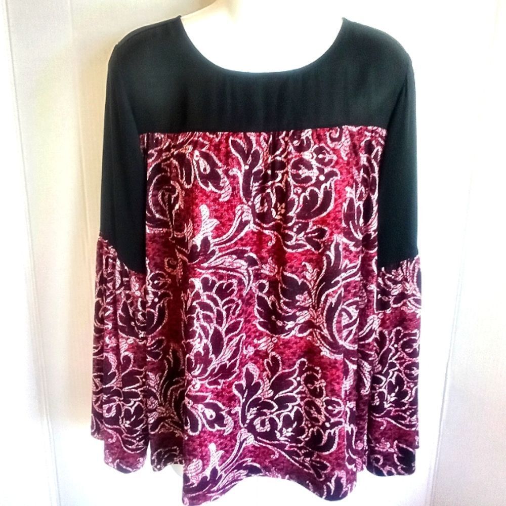 Womens NWOT MICHAEL KORS Beautiful FloralBlouse Size M